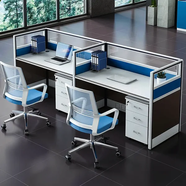 2 seater workstation desk cubicle