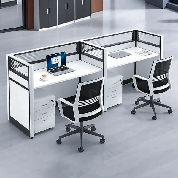 2 seater workstation desk cubicle