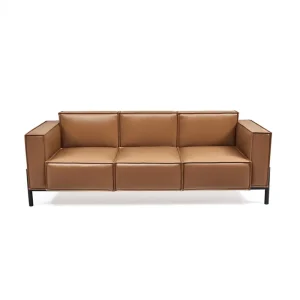 comfortable-pu-leather-3-seater-waiting sofa