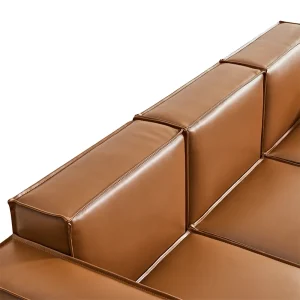 comfortable pu-leather-waiting sofa