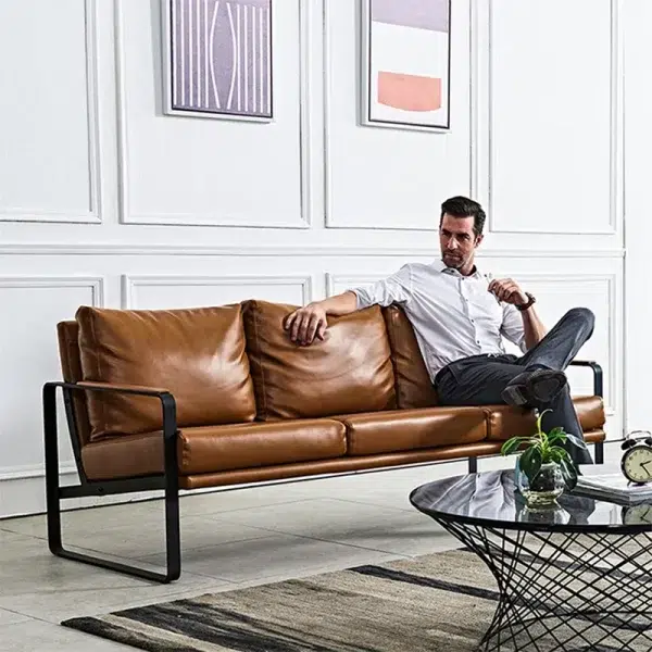 durable_pu-leather-3-seater-waiting sofa