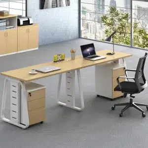 2 seater single face wokrstation desk linear single face