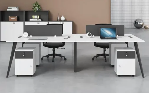 4 seater wokrstation desk