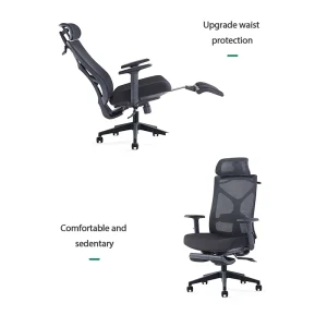 Ergonomic office chair details feature
