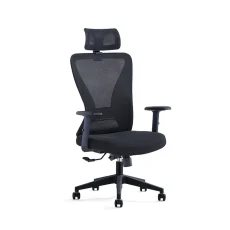 Ergonomic office chair with headrest