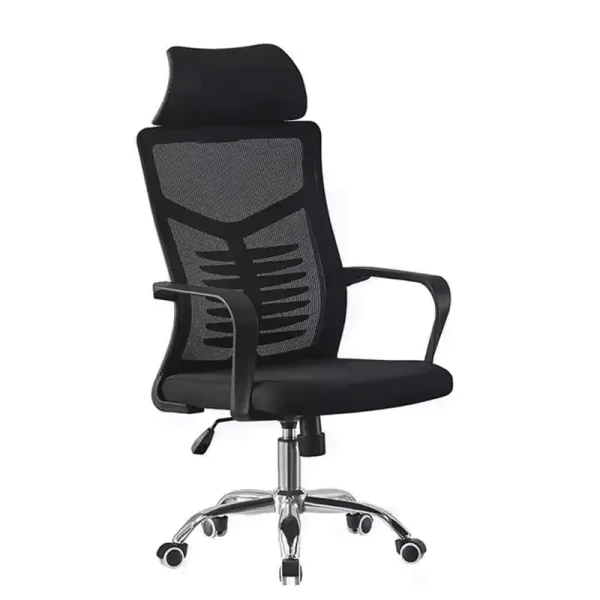 ergonomic office chair with headrest, armrest and height adjustable