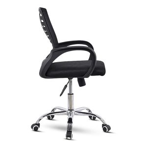 Chrome base chair