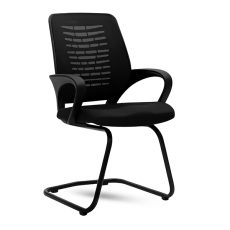 Ergonomic S-Shaped Mesh Visitor Chair