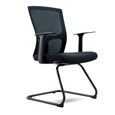 High-Back Black Mesh Office Chair