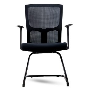 High-Back Black Mesh Office Chair