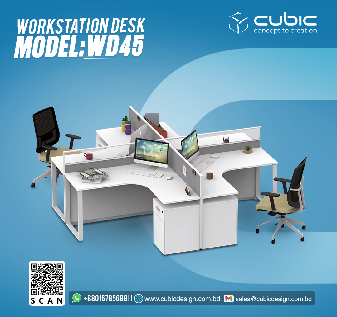 4 Person Executive Desk